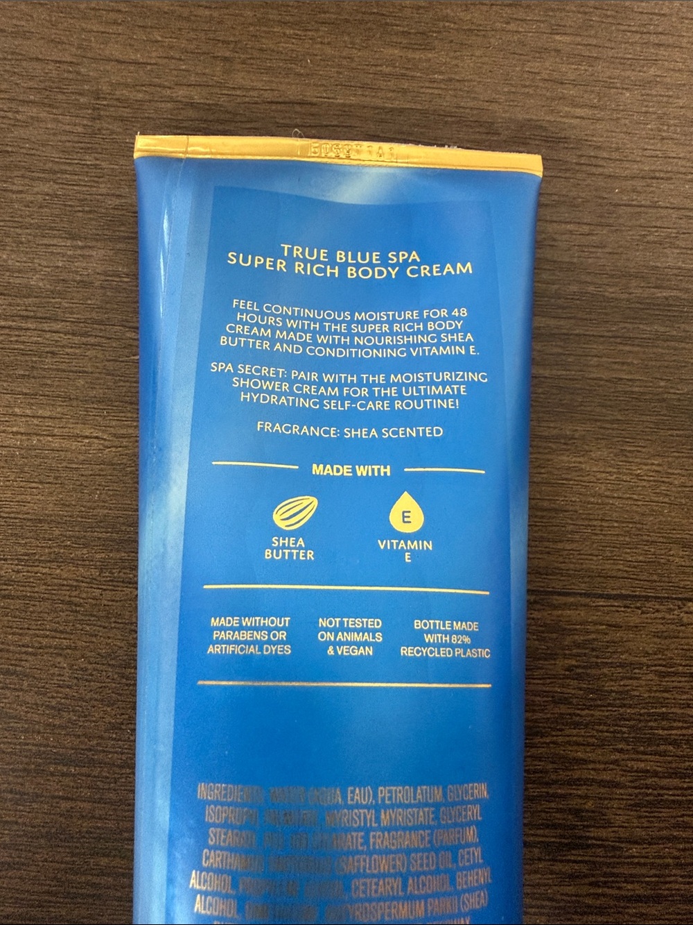 Bath & Body Works True Blue Spa Body Cream - Shea Butter - Picture 2 of 2